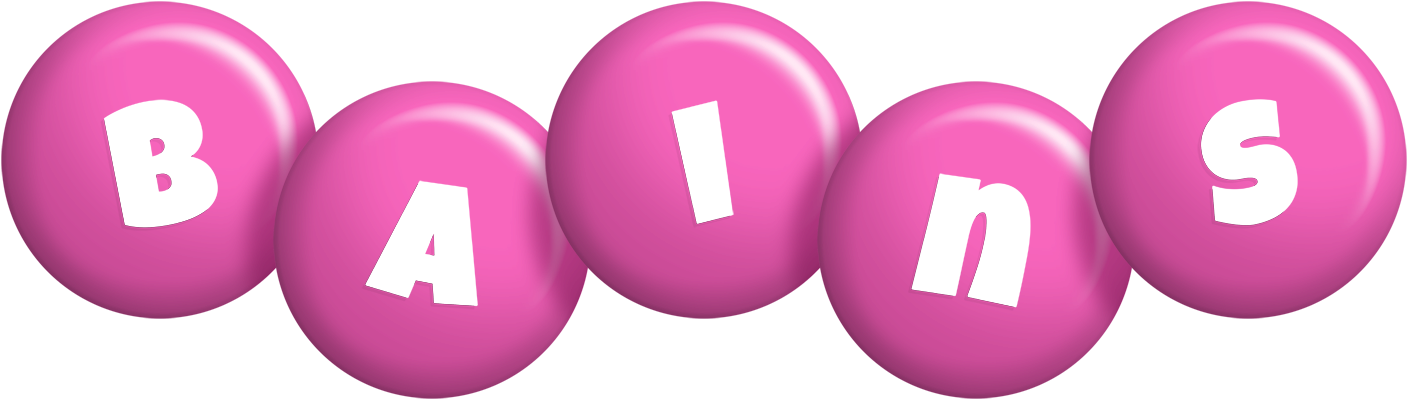 Bains candy-pink logo