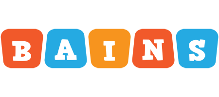 Bains comics logo