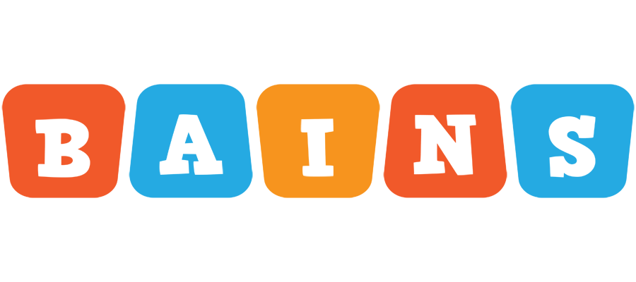 Bains comics logo