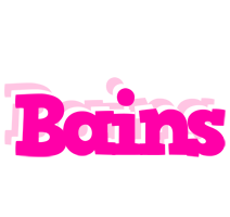 Bains dancing logo
