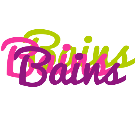 Bains flowers logo