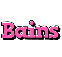Bains girlish logo