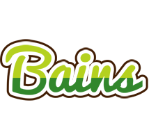 Bains golfing logo