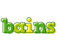 Bains juice logo
