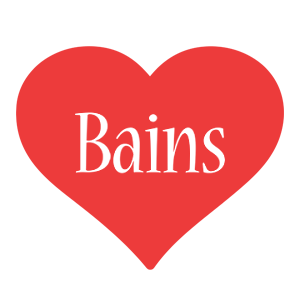 Bains love logo