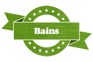 Bains natural logo