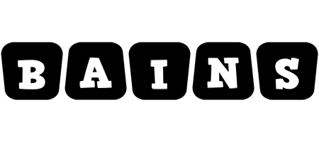 Bains racing logo