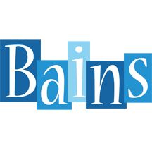 Bains winter logo