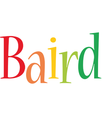 Baird birthday logo