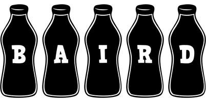 Baird bottle logo