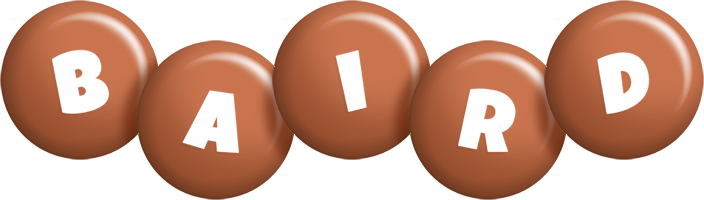 Baird candy-brown logo