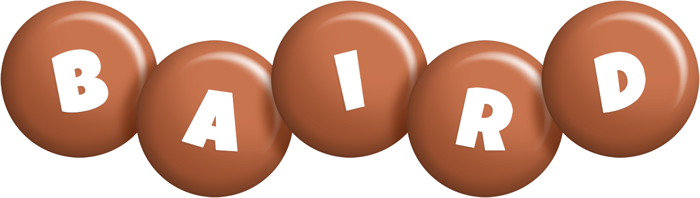 Baird candy-brown logo