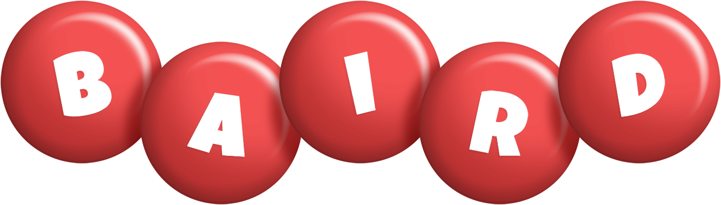 Baird candy-red logo