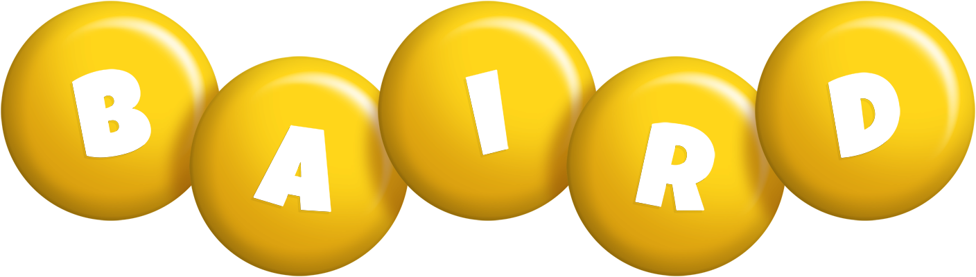 Baird candy-yellow logo