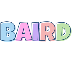 Baird pastel logo