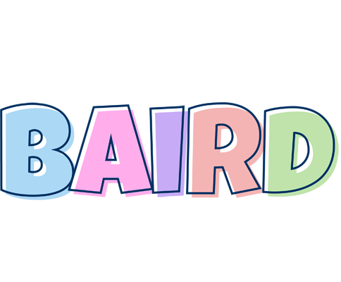 Baird pastel logo
