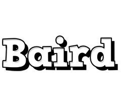 Baird snowing logo