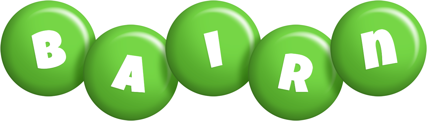 Bairn candy-green logo