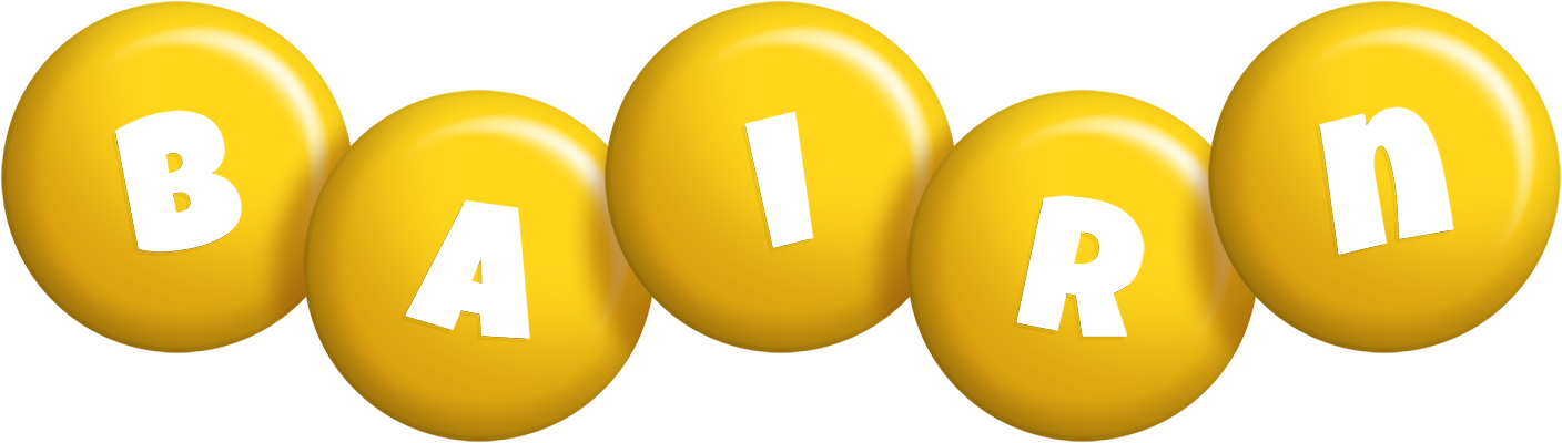 Bairn candy-yellow logo