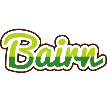 Bairn golfing logo