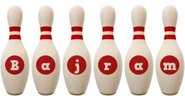 Bajram bowling-pin logo