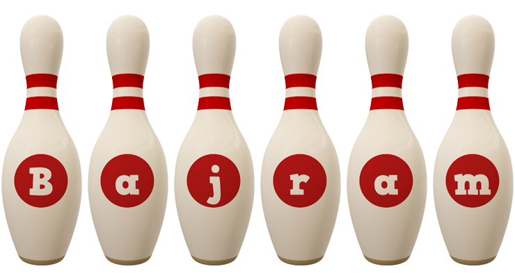 Bajram bowling-pin logo