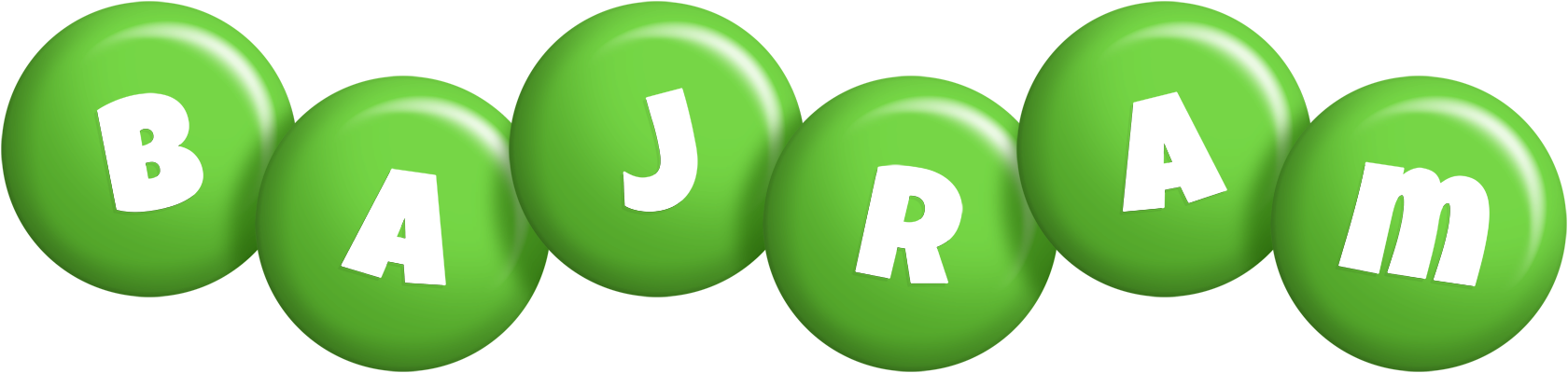 Bajram candy-green logo