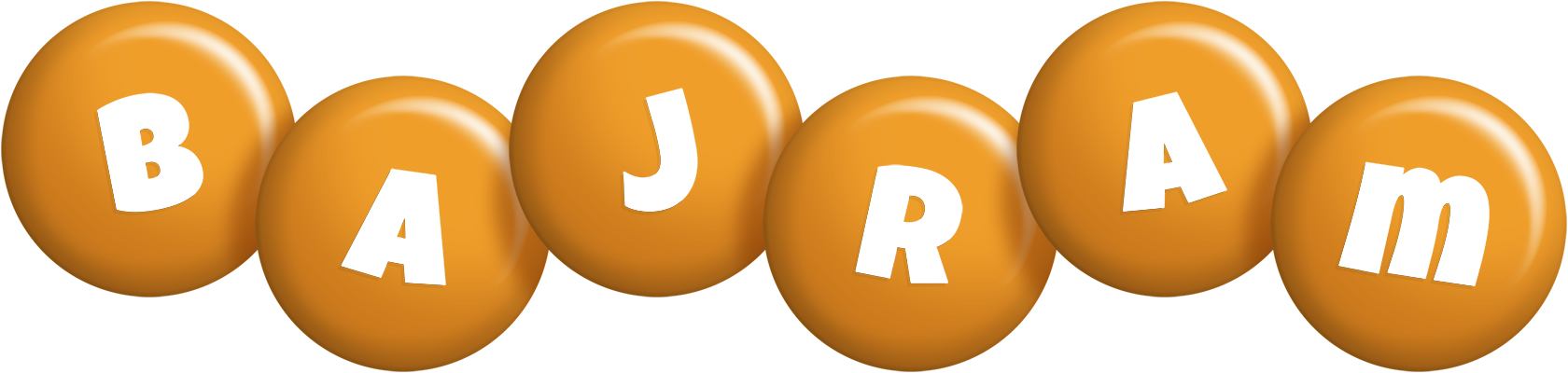 Bajram candy-orange logo