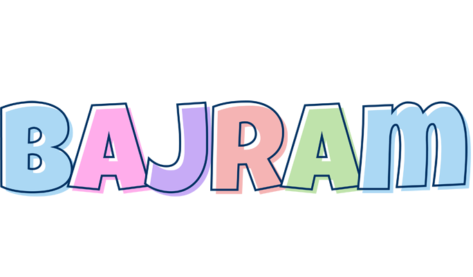 Bajram pastel logo