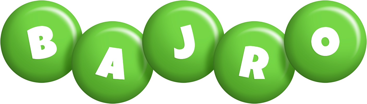 Bajro candy-green logo