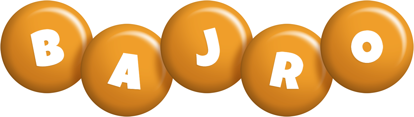 Bajro candy-orange logo