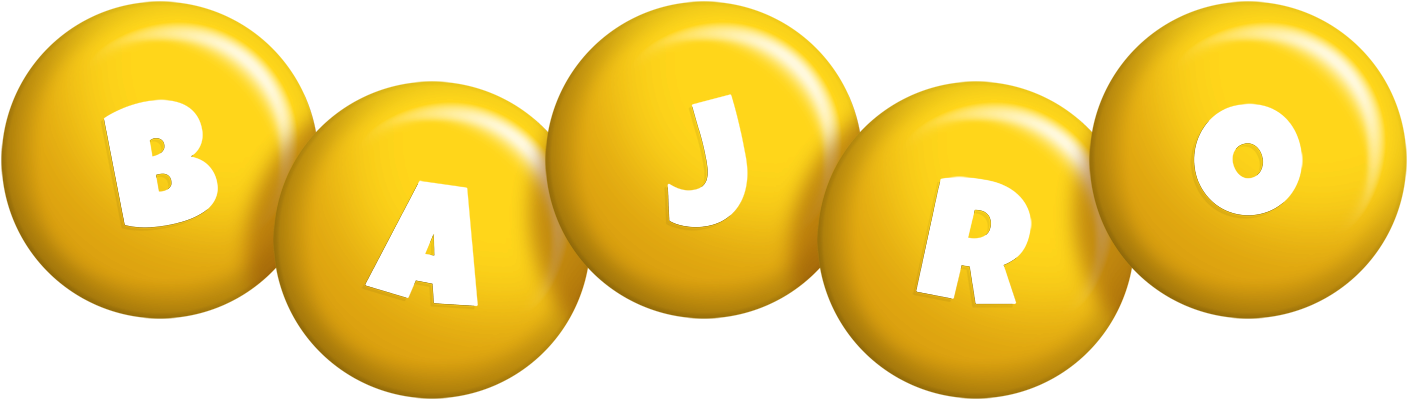Bajro candy-yellow logo