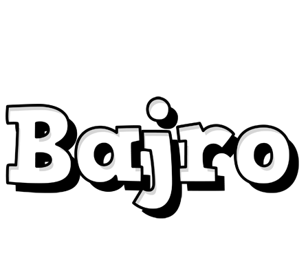 Bajro snowing logo
