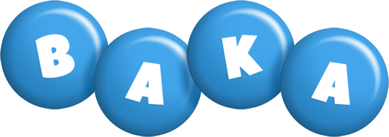 Baka candy-blue logo