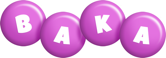 Baka candy-purple logo