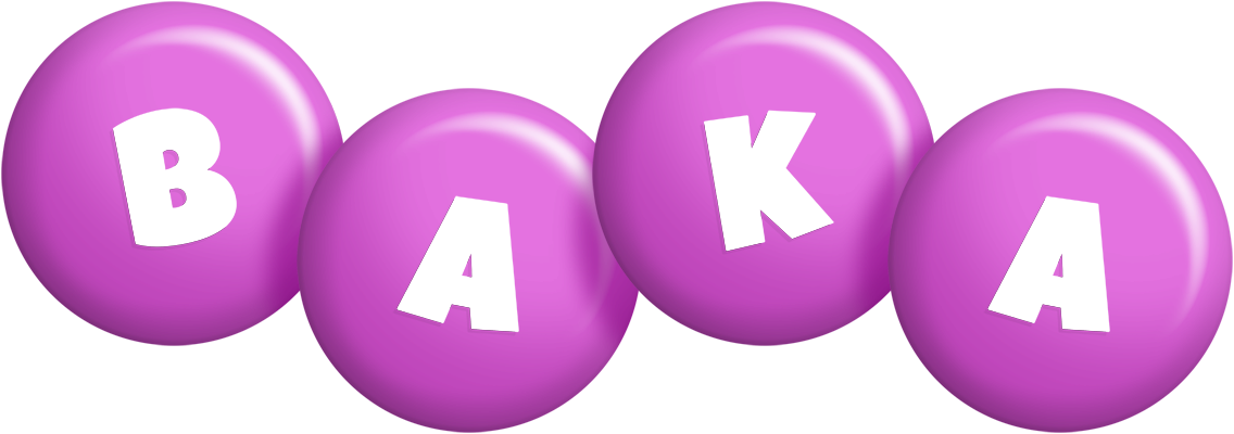 Baka candy-purple logo