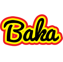 Baka flaming logo