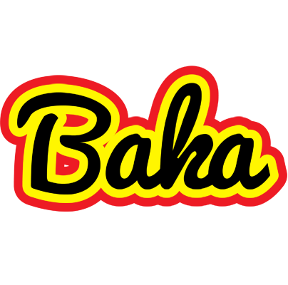 Baka flaming logo
