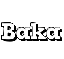 Baka snowing logo