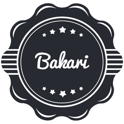 Bakari badge logo