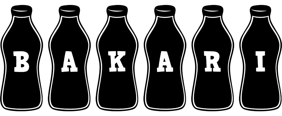 Bakari bottle logo