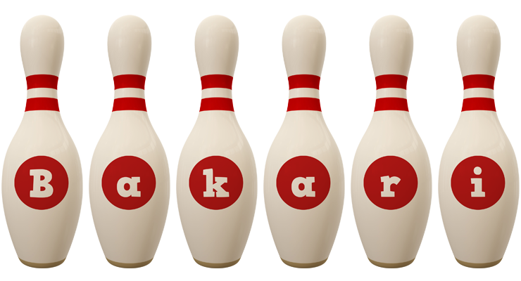 Bakari bowling-pin logo