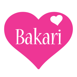 Bakari love-heart logo