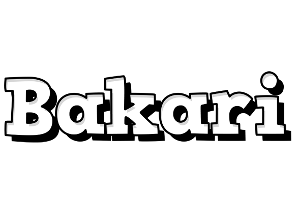 Bakari snowing logo