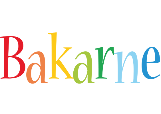 Bakarne birthday logo