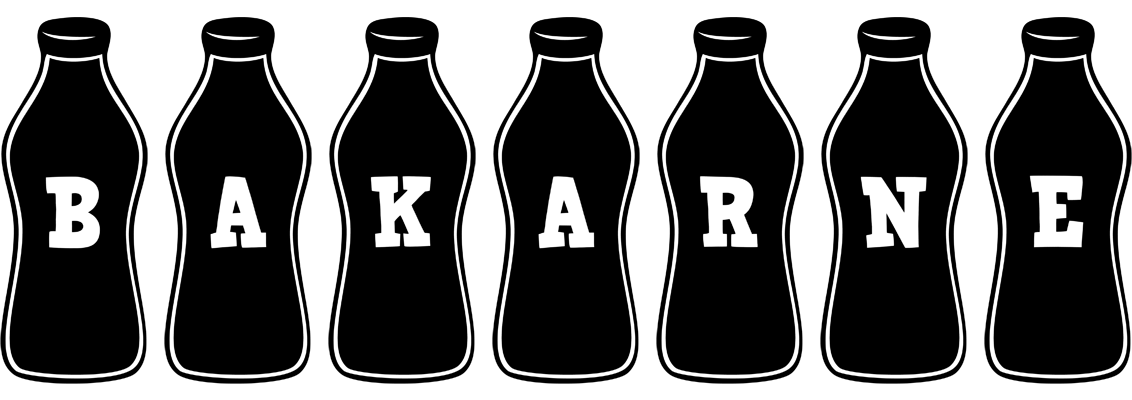 Bakarne bottle logo