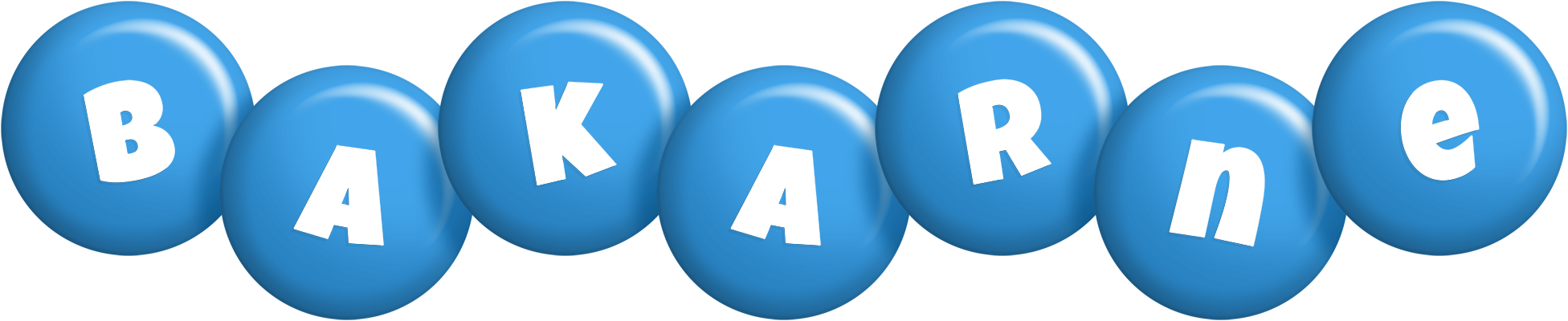 Bakarne candy-blue logo