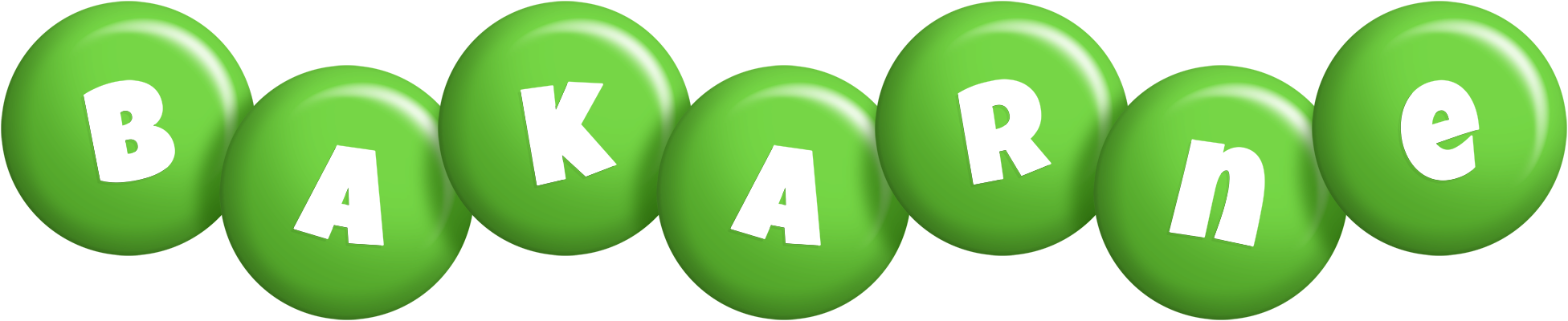 Bakarne candy-green logo