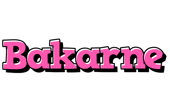 Bakarne girlish logo