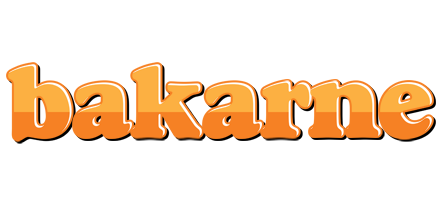 Bakarne orange logo